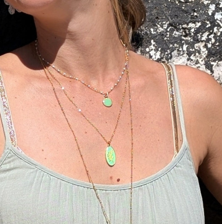 Collier Naomi (pendentif et chaîne au choix)