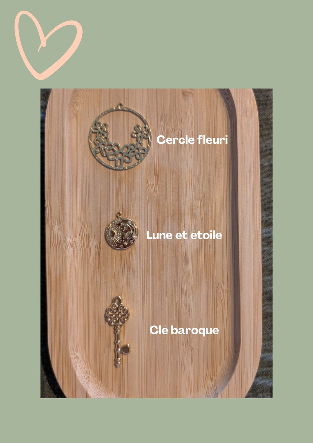 Sautoir Lulu (chaîne et pendentif au choix)