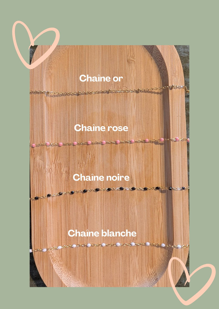 Sautoir Lulu (chaîne et pendentif au choix)
