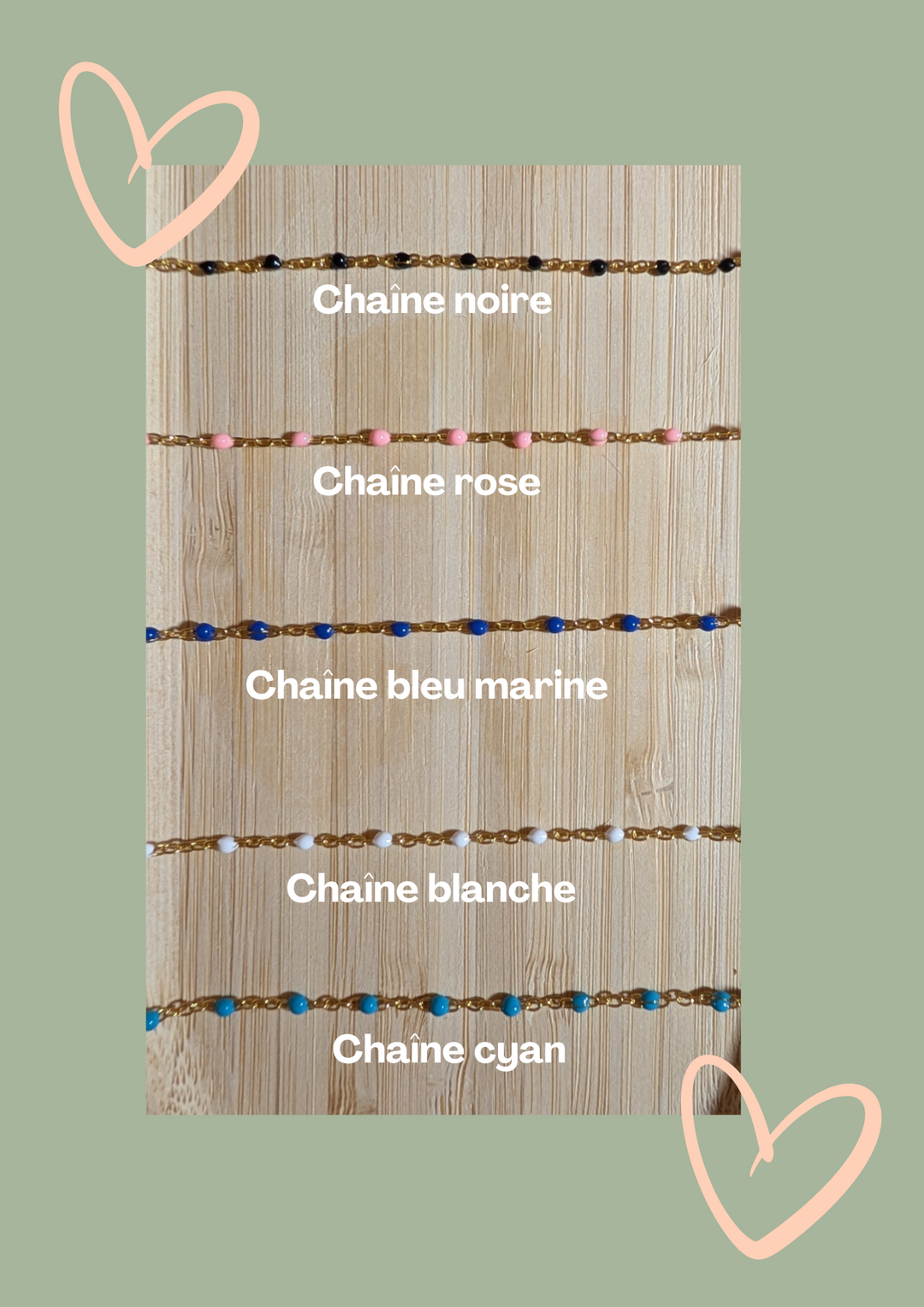 Collier Naomi (pendentif et chaîne au choix)