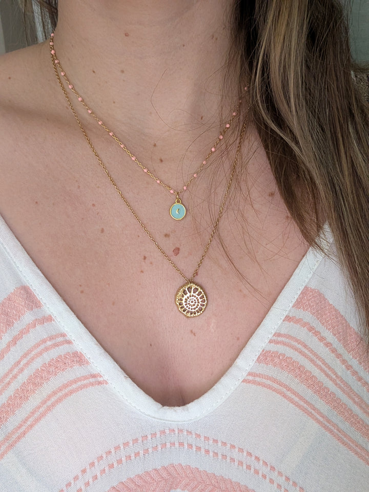 Collier Naomi (pendentif et chaîne au choix)