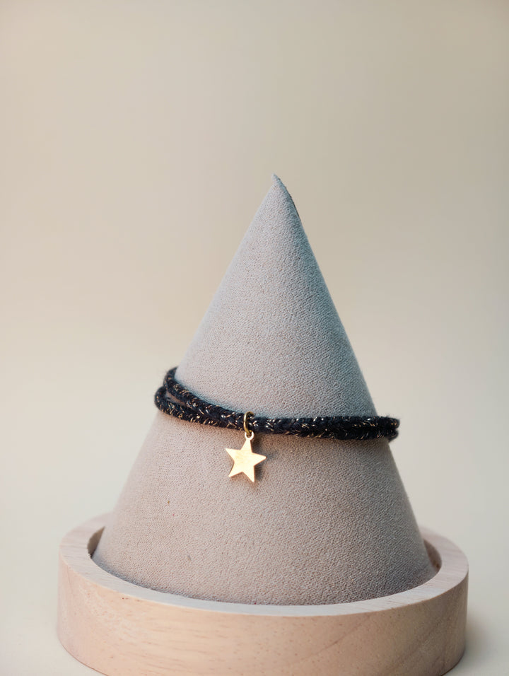 Bracelet Emi (cordon et pendentif au choix)