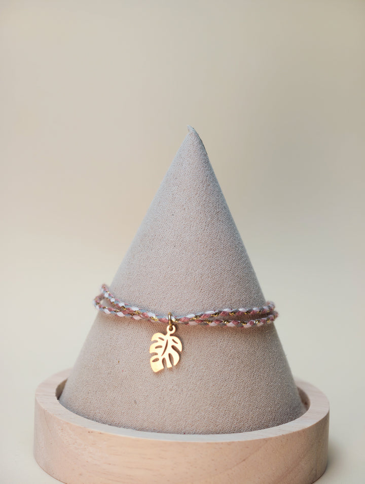 Bracelet Emi (cordon et pendentif au choix)