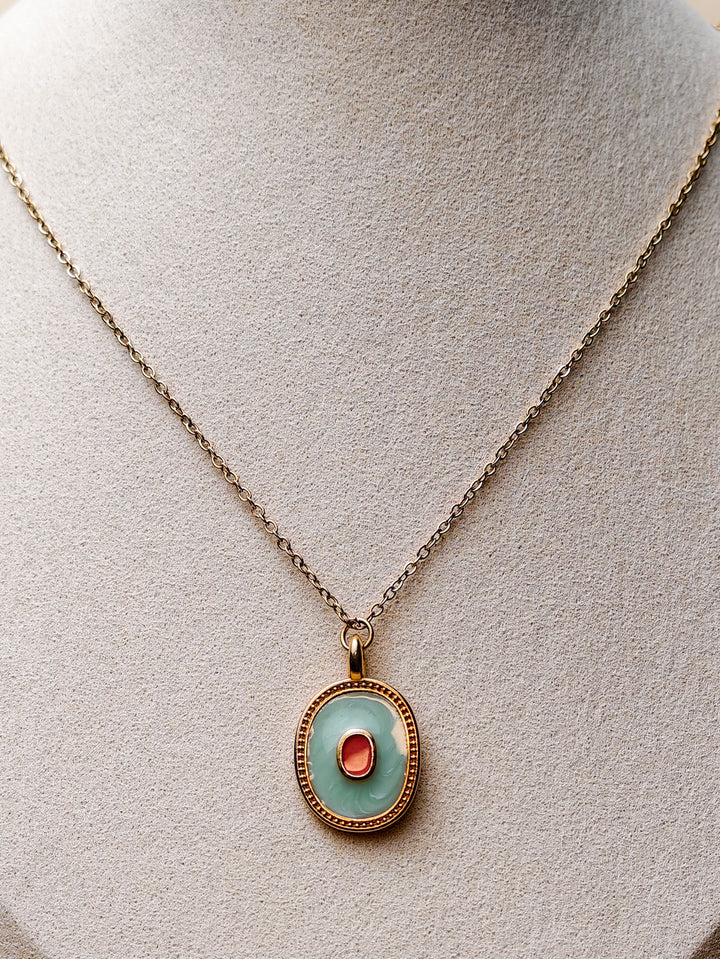Collier mi-long Mirette (2 pendentifs au choix)