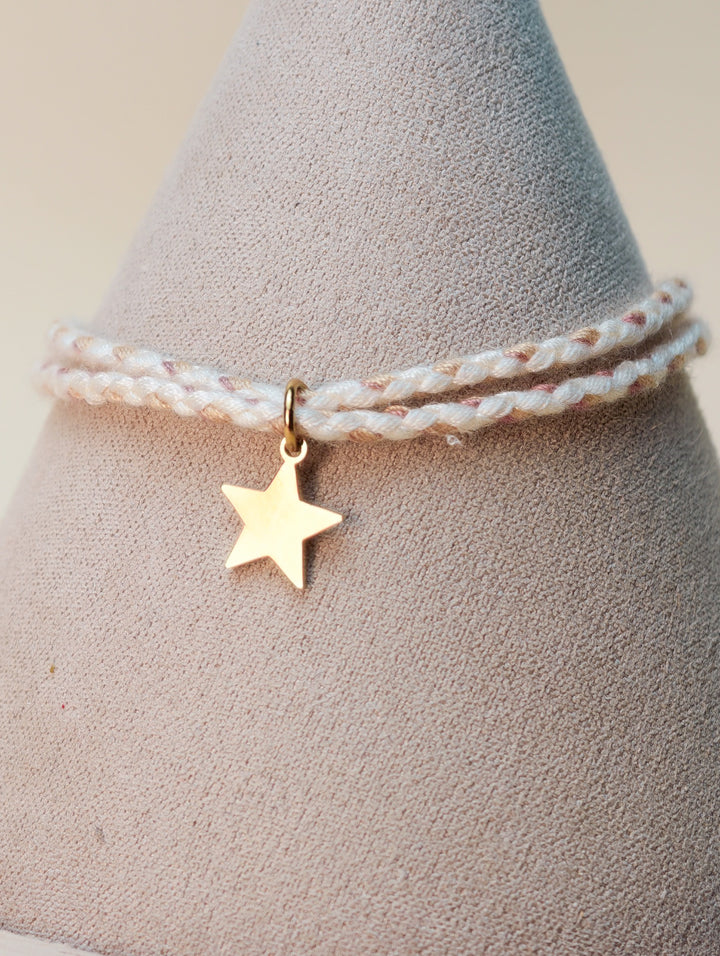 Bracelet Emi (cordon et pendentif au choix)