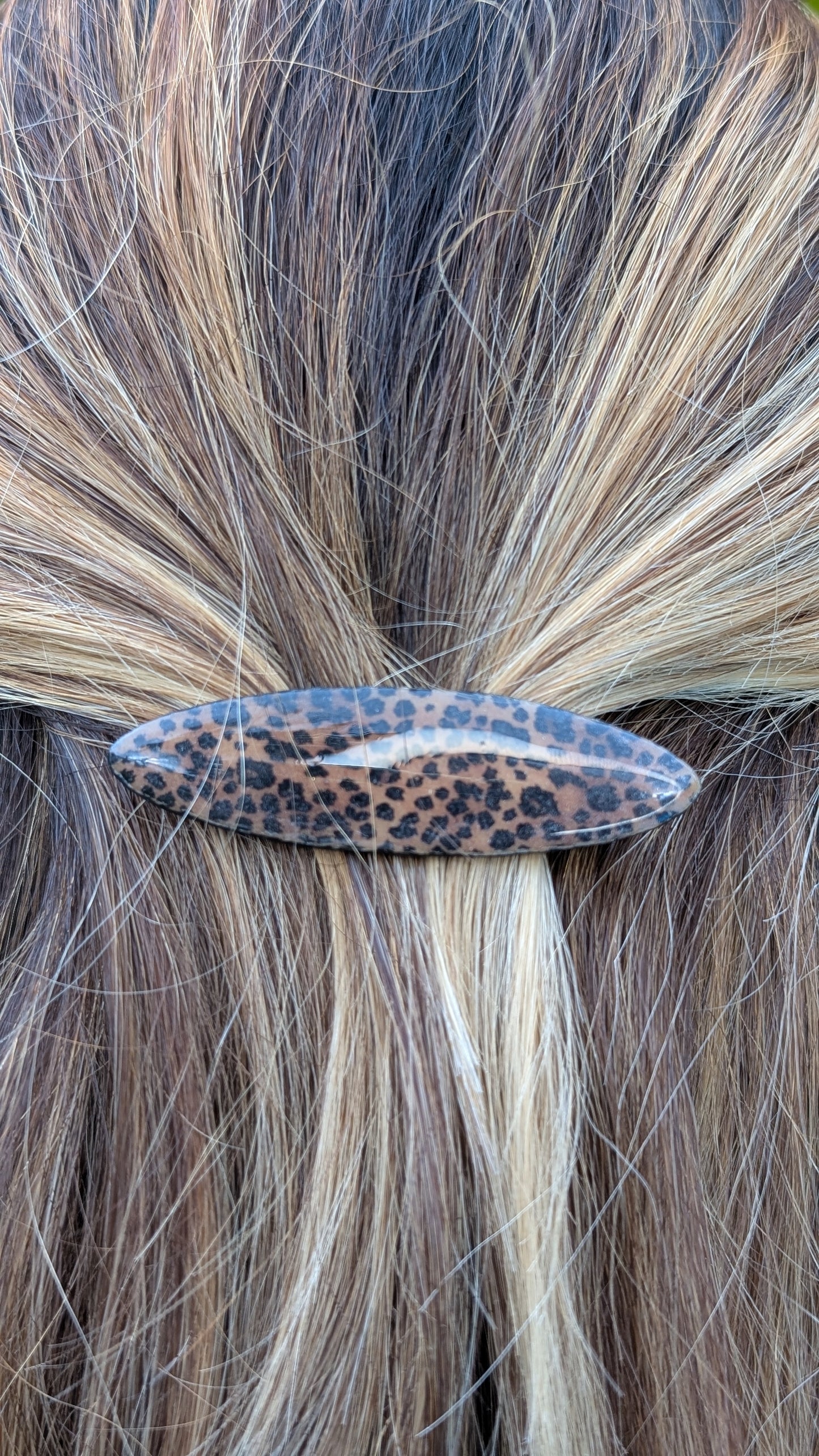Barrette léopard