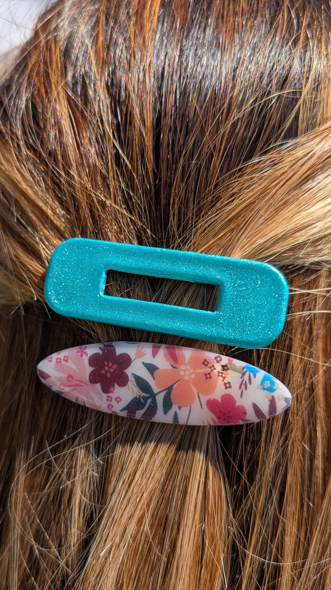 Barrette fleurie