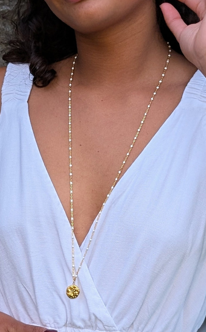Sautoir Lulu (chaîne et pendentif au choix)