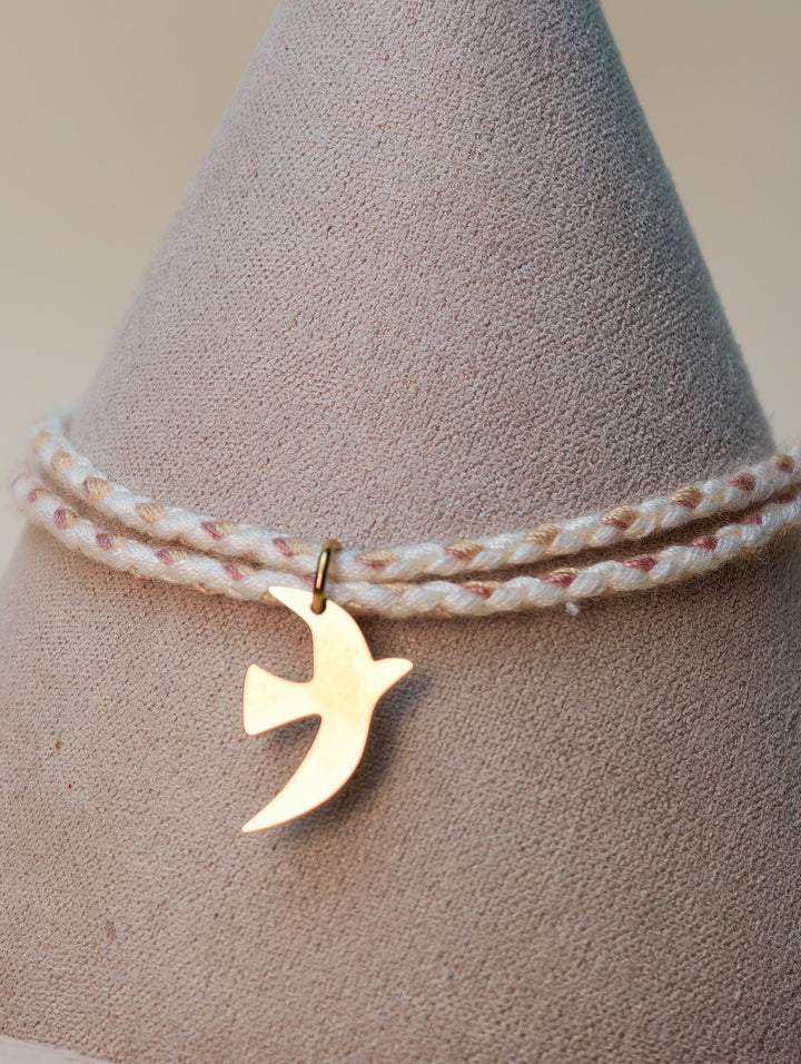 Bracelet Emi (cordon et pendentif au choix)