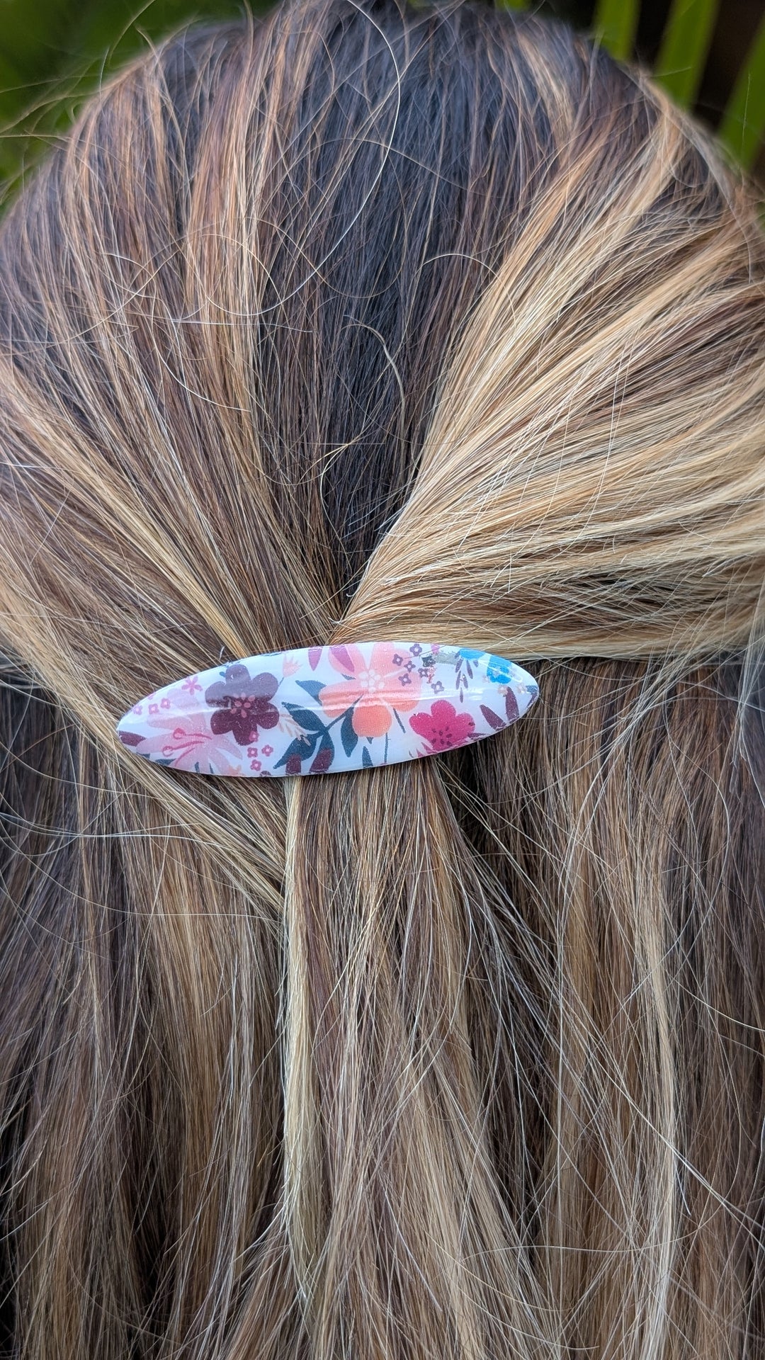 Barrette fleurie