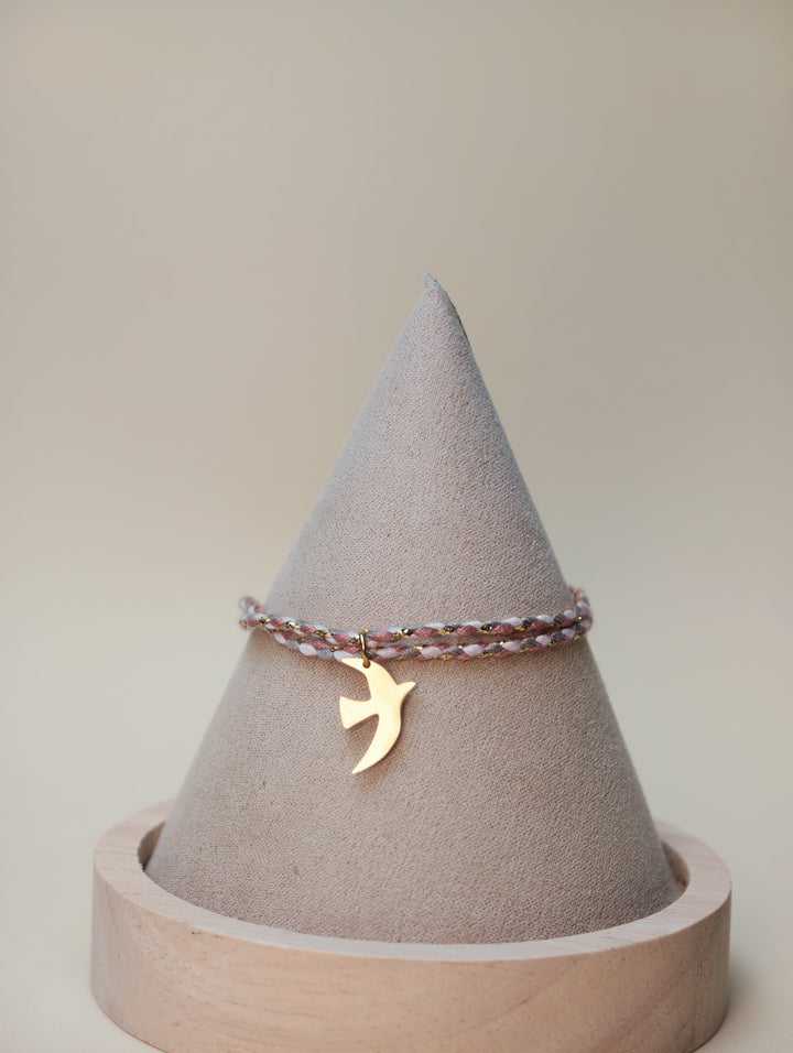 Bracelet Emi (cordon et pendentif au choix)