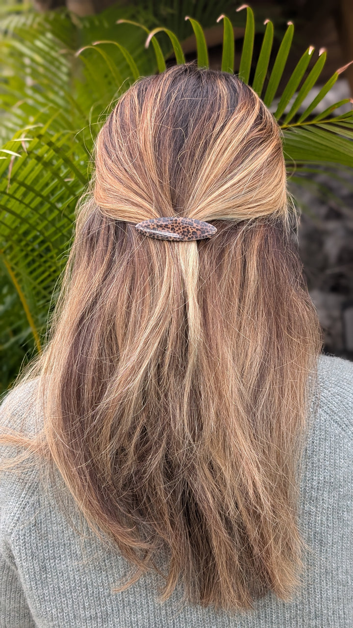 Barrette léopard