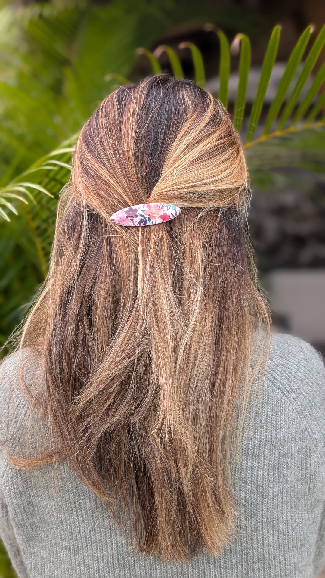 Barrette fleurie
