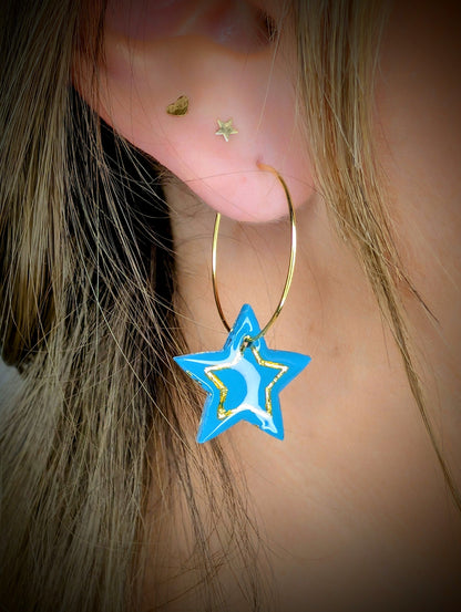 Moon and star (3 coloris)