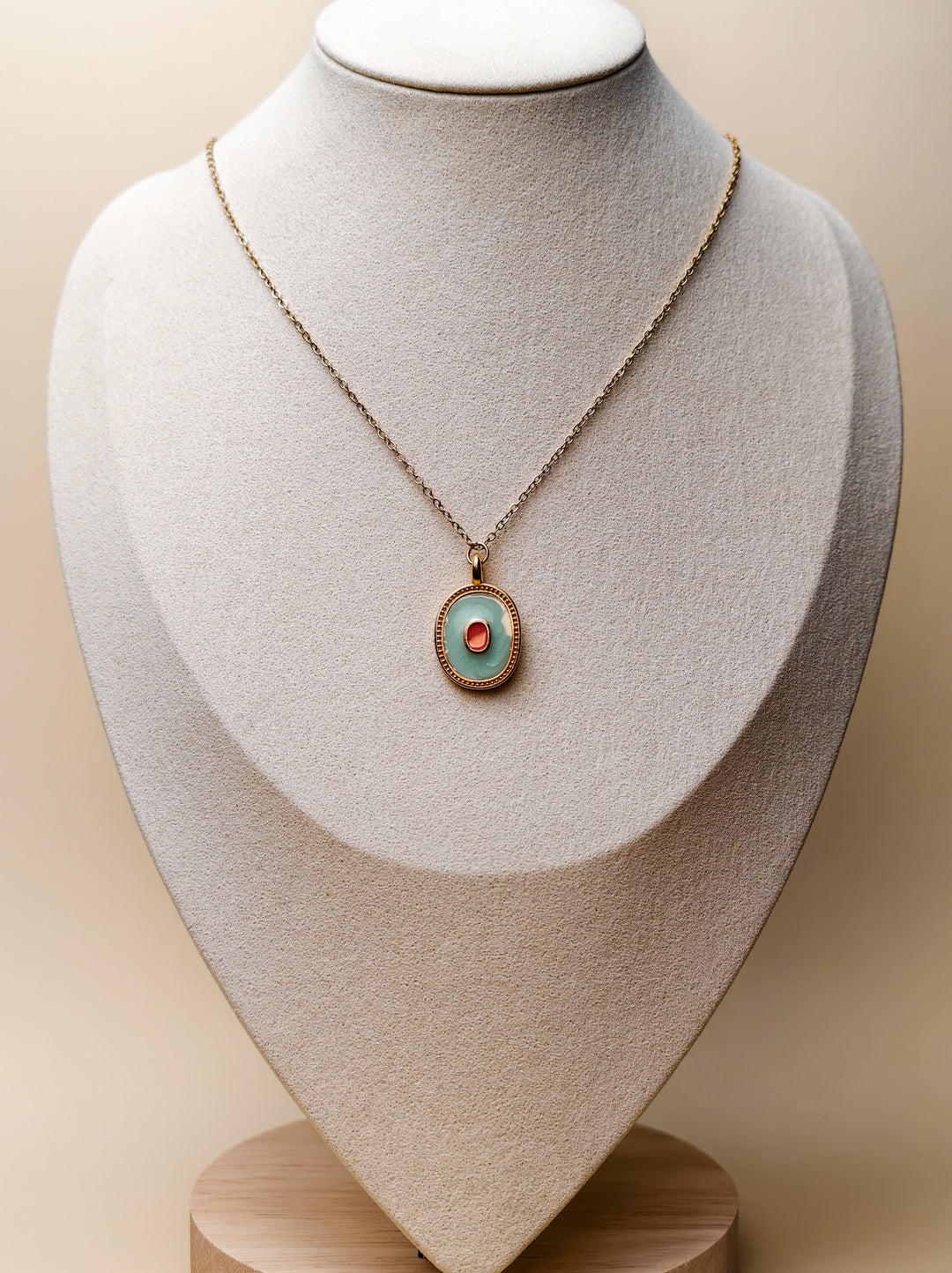 Collier mi-long Mirette (2 pendentifs au choix)