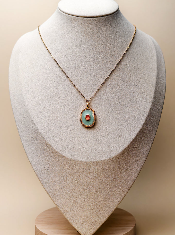 Collier mi-long Mirette (2 pendentifs au choix)
