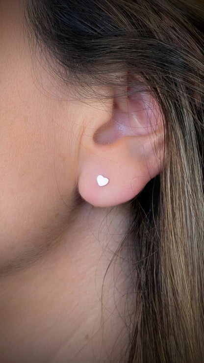 Puces d'oreilles Cœur