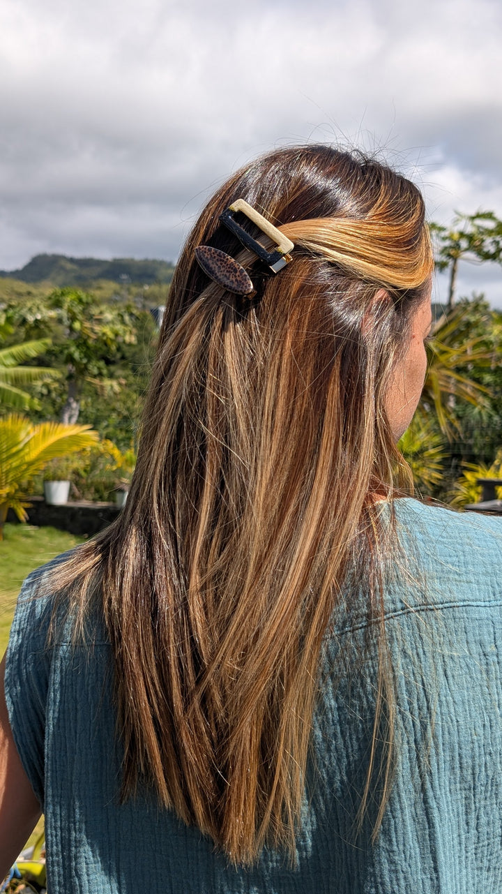 Barrette léopard