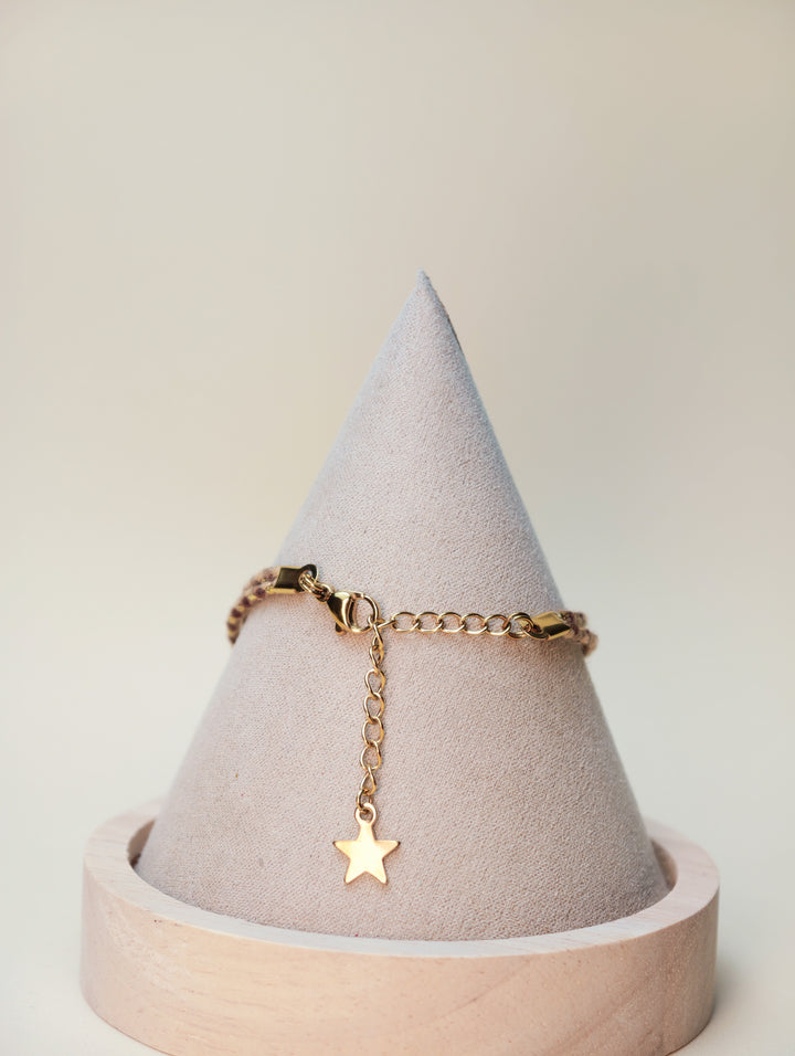Bracelet Emi (cordon et pendentif au choix)