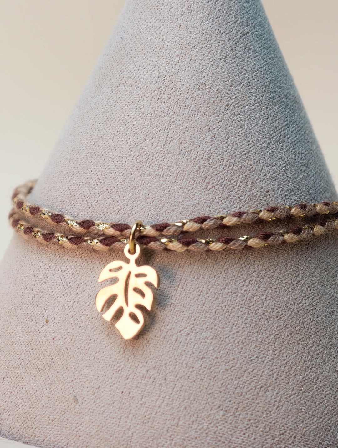 Bracelet Emi (cordon et pendentif au choix)