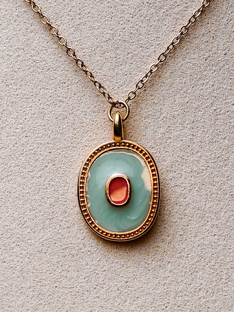 Collier mi-long Mirette (2 pendentifs au choix)