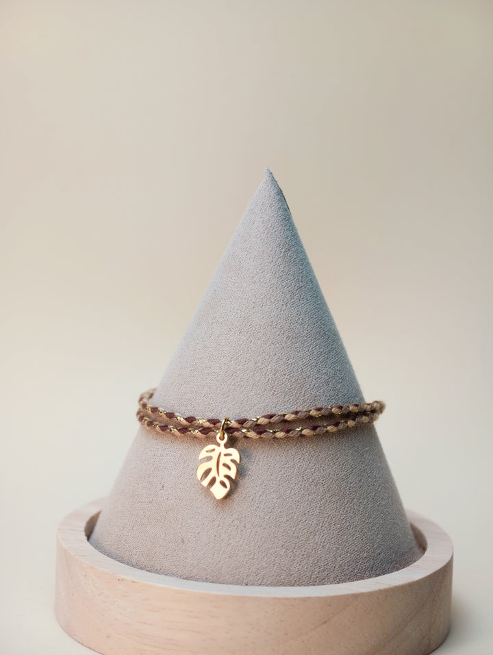 Bracelet Emi (cordon et pendentif au choix)