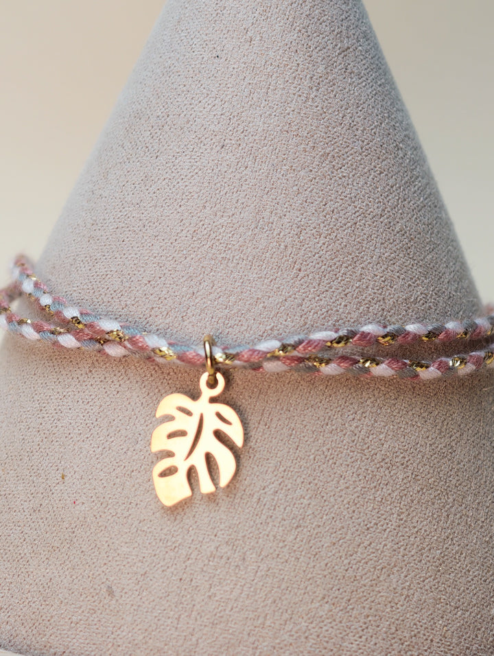 Bracelet Emi (cordon et pendentif au choix)