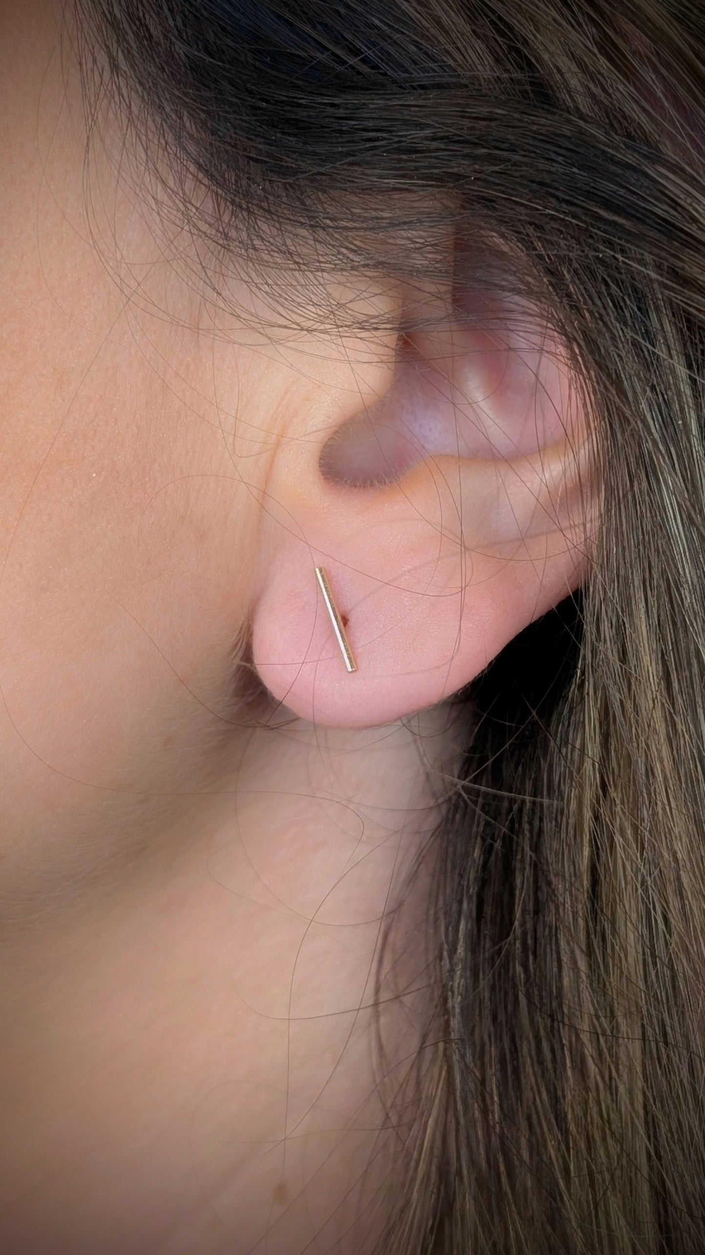 Puces d'oreilles en barre