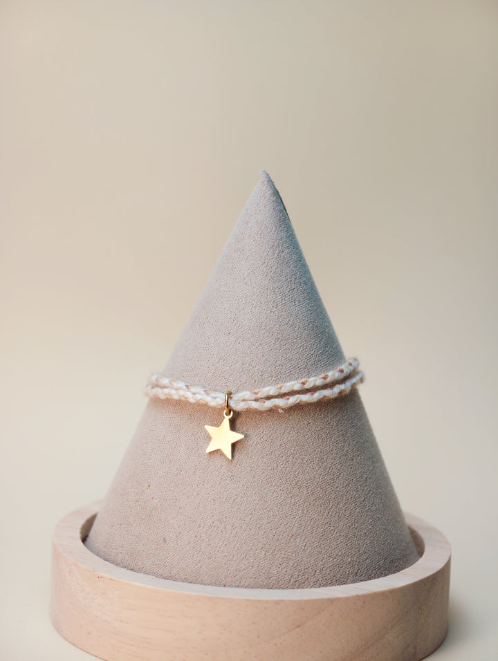 Bracelet Emi (cordon et pendentif au choix)