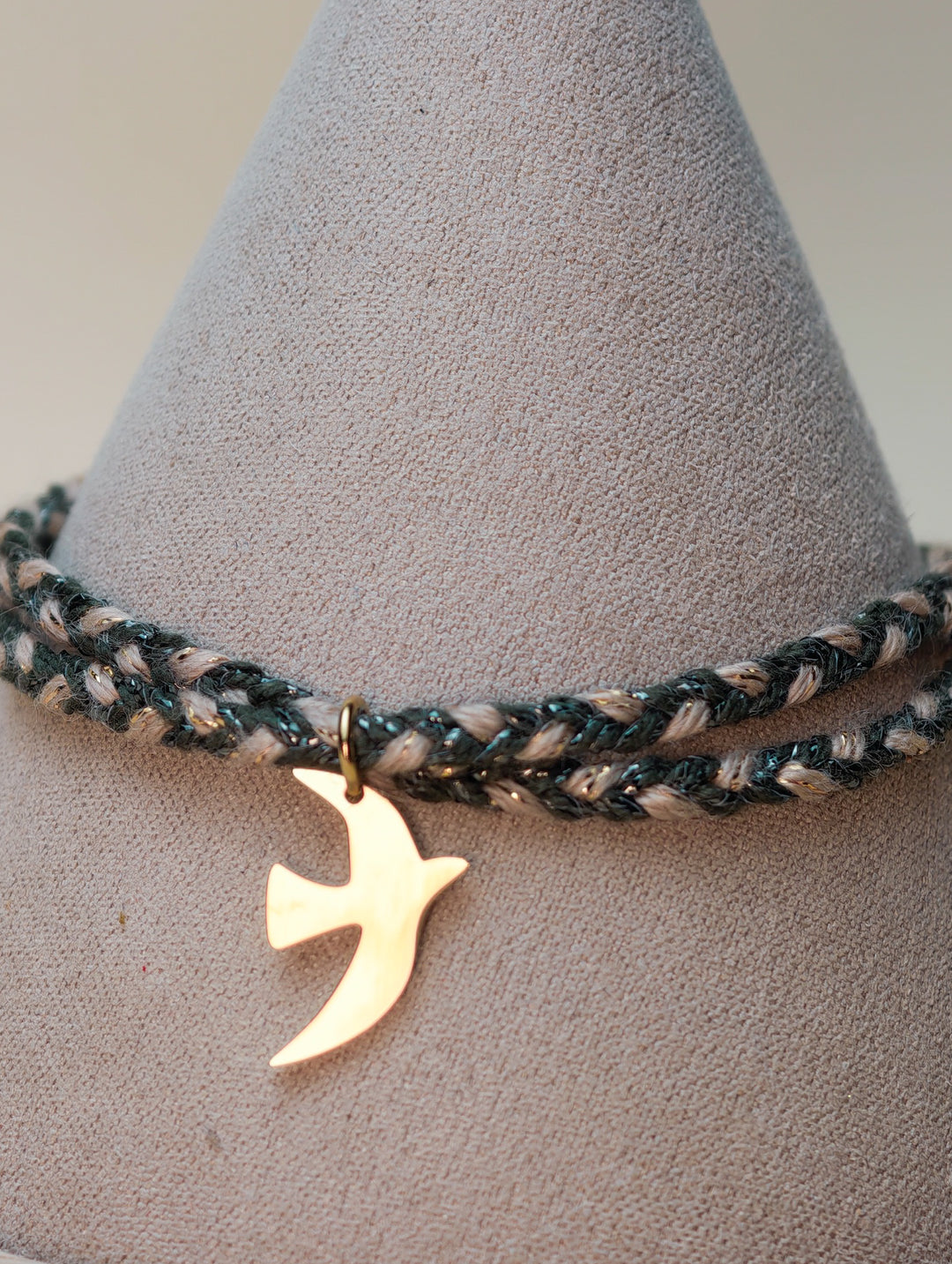Bracelet Emi (cordon et pendentif au choix)